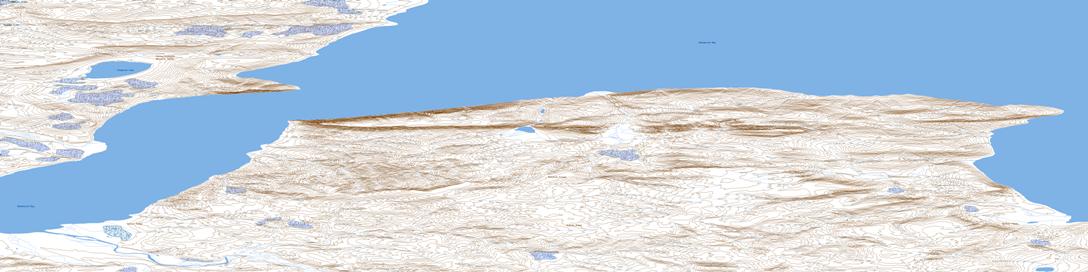 Weatherall Bay Topographic map 078H13 at 1:50,000 Scale