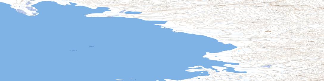 Eldridge Bay Topo Map 079B02 at 1:50,000 scale - National Topographic System of Canada (NTS) - Toporama map