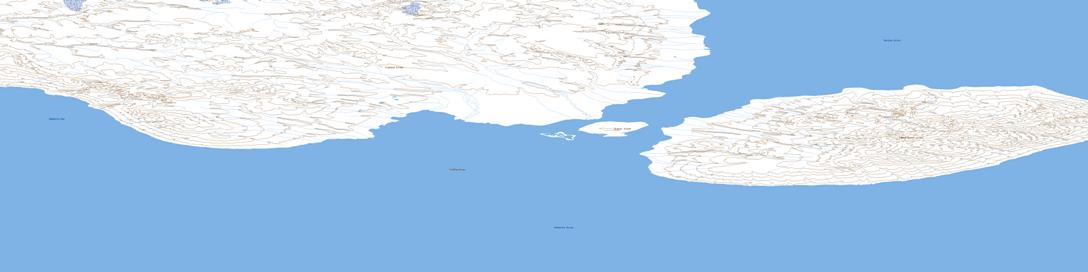 Stupart Island Topographic map 079D01 at 1:50,000 Scale