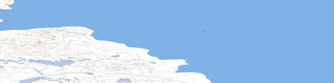 Cape Rondon Topographic map 079D08 at 1:50,000 Scale
