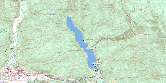 Grand Forks Topo Map 082E01 at 1:50,000 scale - National Topographic System of Canada (NTS) - Toporama map