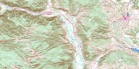 Keremeos Topo Map 082E04 at 1:50,000 scale - National Topographic System of Canada (NTS) - Toporama map