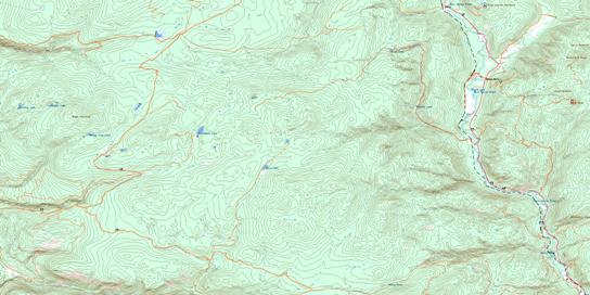 Beaverdell Topo Map 082E06 at 1:50,000 scale - National Topographic System of Canada (NTS) - Toporama map