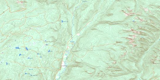 Christian Valley Topographic map 082E10 at 1:50,000 Scale