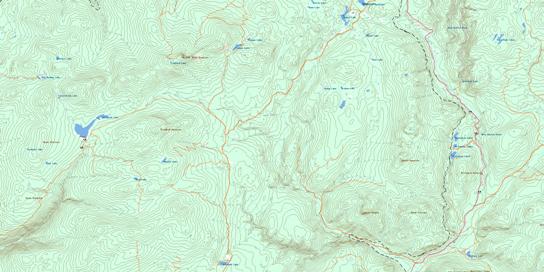 Wilkinson Creek Topo Map 082E11 at 1:50,000 scale - National Topographic System of Canada (NTS) - Toporama map