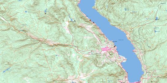 Summerland Topographic map 082E12 at 1:50,000 Scale