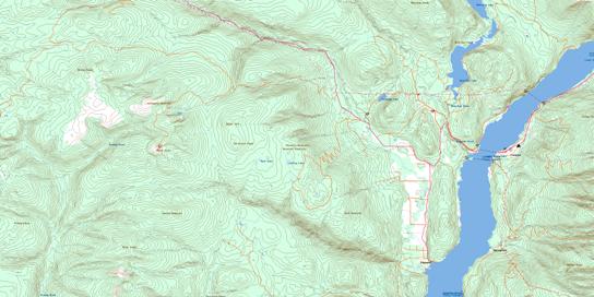 Edgewood Topo Map 082E16 at 1:50,000 scale - National Topographic System of Canada (NTS) - Toporama map