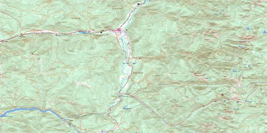 Salmo Topo Map 082F03 at 1:50,000 scale - National Topographic System of Canada (NTS) - Toporama map