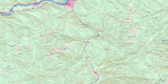 Nelson Topographic map 082F06 at 1:50,000 Scale
