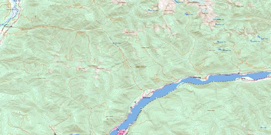 Kokanee Peak Topo Map 082F11 at 1:50,000 scale - National Topographic System of Canada (NTS) - Toporama map