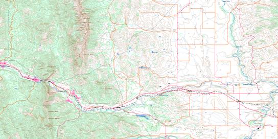 Blairmore Topo Map 082G09 at 1:50,000 scale - National Topographic System of Canada (NTS) - Toporama map