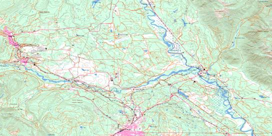Cranbrook Topo Map 082G12 at 1:50,000 scale - National Topographic System of Canada (NTS) - Toporama map