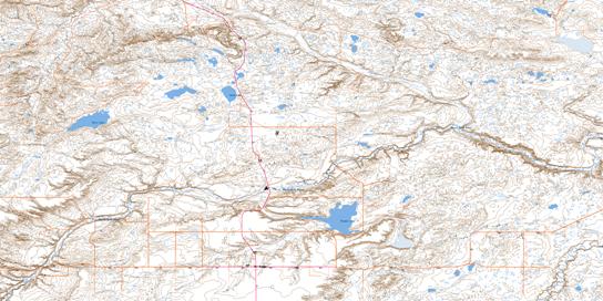 Shanks Lake Topo Map 082H02 at 1:50,000 scale - National Topographic System of Canada (NTS) - Toporama map