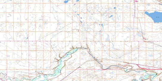 Monarch Topo Map 082H14 at 1:50,000 scale - National Topographic System of Canada (NTS) - Toporama map