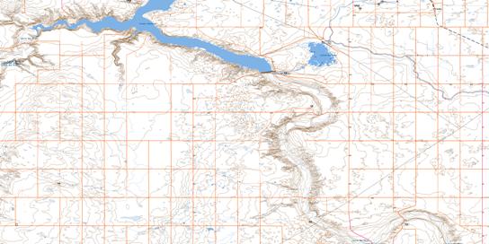 Travers Topographic map 082I02 at 1:50,000 Scale