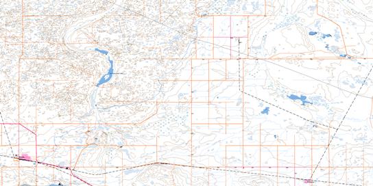 Bassano Topo Map 082I16 at 1:50,000 scale - National Topographic System of Canada (NTS) - Toporama map