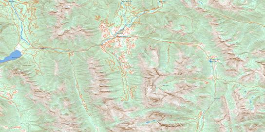Mount Peck Topo Map 082J03 at 1:50,000 scale - National Topographic System of Canada (NTS) - Toporama map