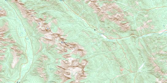 Mount Head Topo Map 082J07 at 1:50,000 scale - National Topographic System of Canada (NTS) - Toporama map