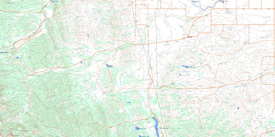 Stimson Creek Topo Map 082J08 at 1:50,000 scale - National Topographic System of Canada (NTS) - Toporama map