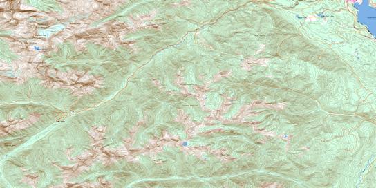 Toby Creek Topo Map 082K08 at 1:50,000 scale - National Topographic System of Canada (NTS) - Toporama map