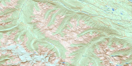 Bugaboo Creek Topo Map 082K15 at 1:50,000 scale - National Topographic System of Canada (NTS) - Toporama map