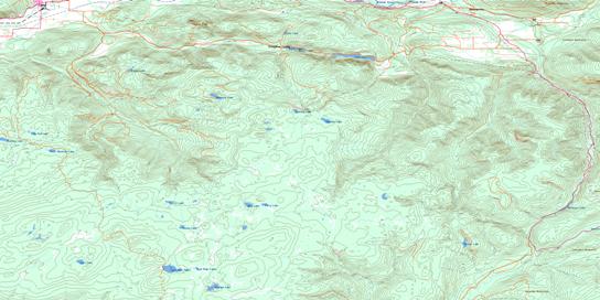 Creighton Creek Topo Map 082L02 at 1:50,000 scale - National Topographic System of Canada (NTS) - Toporama map