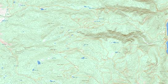 Shorts Creek Topo Map 082L04 at 1:50,000 scale - National Topographic System of Canada (NTS) - Toporama map