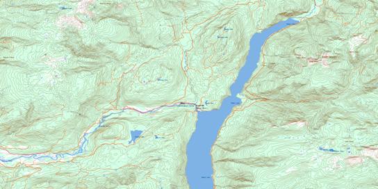 Mabel Lake Topo Map 082L10 at 1:50,000 scale - National Topographic System of Canada (NTS) - Toporama map