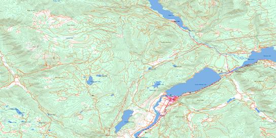 Chase Topographic map 082L13 at 1:50,000 Scale