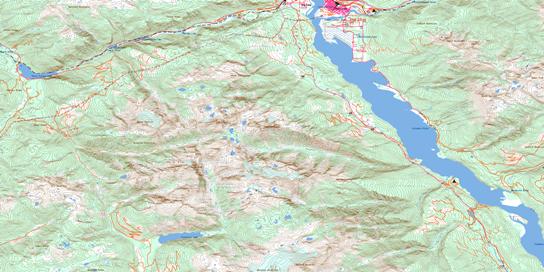 Revelstoke Topo Map 082L16 at 1:50,000 scale - National Topographic System of Canada (NTS) - Toporama map