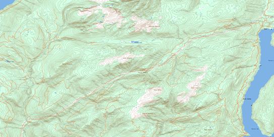 Albas Topographic map 082M03 at 1:50,000 Scale