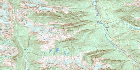 Hoskins Creek Topo Map 082M10 at 1:50,000 scale - National Topographic System of Canada (NTS) - Toporama map