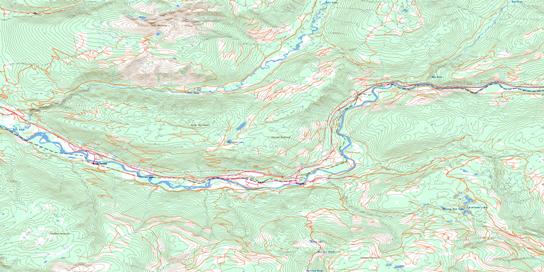 Vavenby Topo Map 082M12 at 1:50,000 scale - National Topographic System of Canada (NTS) - Toporama map