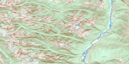 Scrip Creek Topographic map 082M15 at 1:50,000 Scale