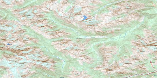 Glacier Topo Map 082N05 at 1:50,000 scale - National Topographic System of Canada (NTS) - Toporama map