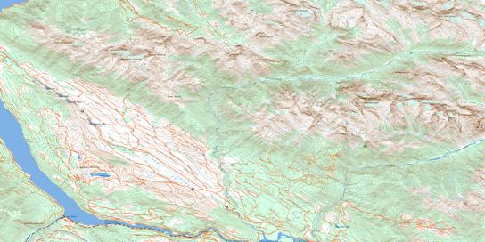 Bluewater Creek Topographic map 082N11 at 1:50,000 Scale