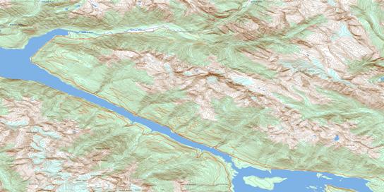 Sullivan River Topographic map 082N13 at 1:50,000 Scale