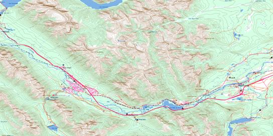Canmore Topo Map 082O03 at 1:50,000 scale - National Topographic System of Canada (NTS) - Toporama map