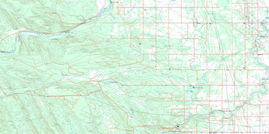 Fallentimber Topographic map 082O10 at 1:50,000 Scale