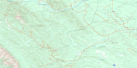 Limestone Mountain Topo Map 082O14 at 1:50,000 scale - National Topographic System of Canada (NTS) - Toporama map