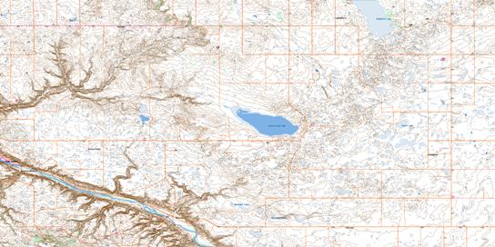 Dorothy Topo Map 082P08 at 1:50,000 scale - National Topographic System of Canada (NTS) - Toporama map