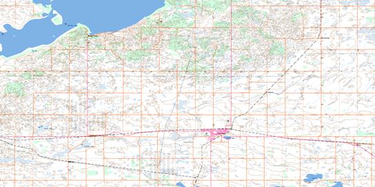 Stettler Topo Map 083A07 at 1:50,000 scale - National Topographic System of Canada (NTS) - Toporama map