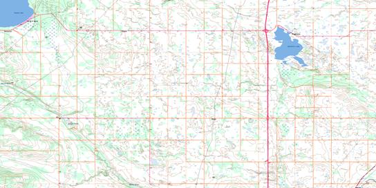 Bearhills Lake Topo Map 083A13 at 1:50,000 scale - National Topographic System of Canada (NTS) - Toporama map