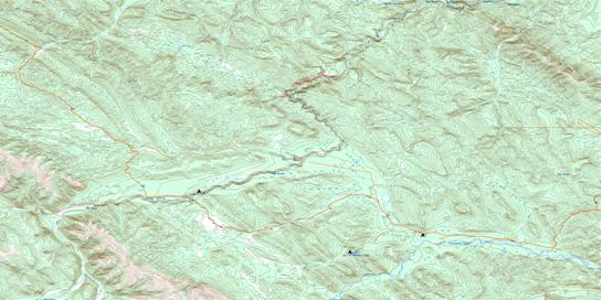 Elk Creek Topo Map 083B04 at 1:50,000 scale - National Topographic System of Canada (NTS) - Toporama map