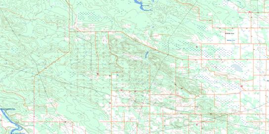 Carlos Topo Map 083B10 at 1:50,000 scale - National Topographic System of Canada (NTS) - Toporama map