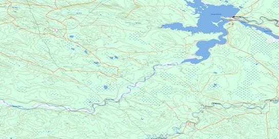 Nordegg River Topo Map 083B13 at 1:50,000 scale - National Topographic System of Canada (NTS) - Toporama map