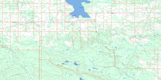 Buck Lake Topo Map 083B15 at 1:50,000 scale - National Topographic System of Canada (NTS) - Toporama map