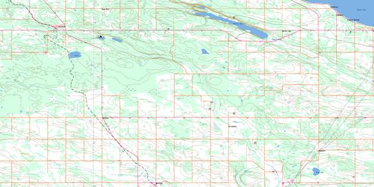 Winfield Topo Map 083B16 at 1:50,000 scale - National Topographic System of Canada (NTS) - Toporama map