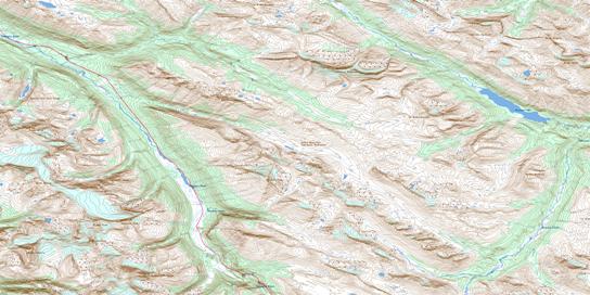 Sunwapta Peak Topographic map 083C06 at 1:50,000 Scale