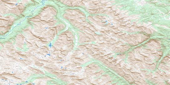Job Creek Topo Map 083C07 at 1:50,000 scale - National Topographic System of Canada (NTS) - Toporama map